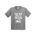 thumbnail image 1 of Inktastic Farming This Boy Loves Tractors Youth T-Shirt, 1 of 5