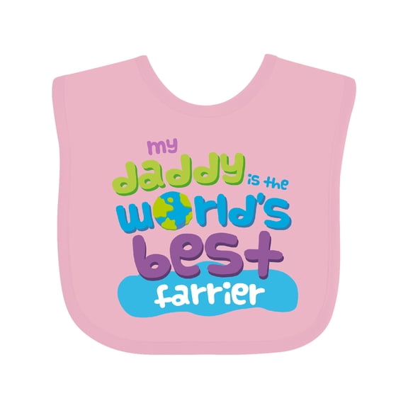 Inktastic Farrier Quote Boys or Girls Baby Bib