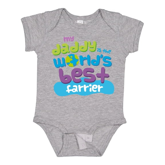 Inktastic Farrier Quote Boys or Girls Baby Bodysuit