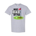 thumbnail image 1 of Inktastic Father's Day Best Dad by Par with Flag and Golf Ball T-Shirt, 1 of 5