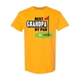 thumbnail image 1 of Inktastic Father's Day Best Grandpa by Par with Flag and Golf Ball T-Shirt, 1 of 5