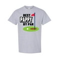 thumbnail image 1 of Inktastic Father's Day Best Pappy by Par with Flag and Golf Ball T-Shirt, 1 of 5