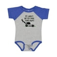 thumbnail image 1 of Inktastic Father's Day Dad My Lawn's Better Than Your Lawn Boys or Girls Baby Bodysuit, 1 of 5