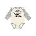 thumbnail image 1 of Inktastic Father's Day Dad My Lawn's Better than Your Lawn Boys or Girls Long Sleeve Baby Bodysuit, 1 of 5