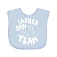 thumbnail image 1 of Inktastic Father's Day Father Son Team Parent Child Fist Bump Boys or Girls Baby Bib, 1 of 4