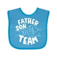thumbnail image 1 of Inktastic Father's Day Father Son Team Parent Child Fist Bump Boys or Girls Baby Bib, 1 of 4