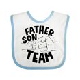 thumbnail image 1 of Inktastic Father's Day Father Son Team Parent Child Fist Bump Boys or Girls Baby Bib, 1 of 4
