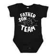 thumbnail image 1 of Inktastic Father's Day Father Son Team Parent Child Fist Bump Boys or Girls Baby Bodysuit, 1 of 5