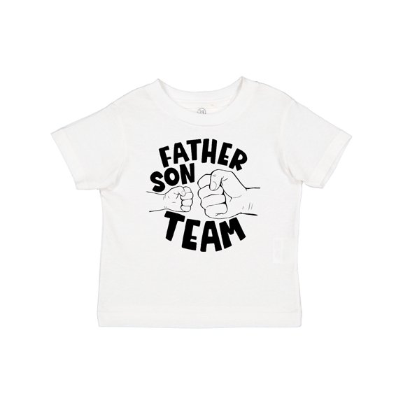 Inktastic Father's Day Father Son Team Parent Child Fist Bump Boys or Girls Baby T-Shirt