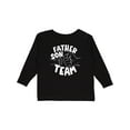 thumbnail image 1 of Inktastic Father's Day Father Son Team Parent Child Fist Bump Boys or Girls Long Sleeve Toddler T-Shirt, 1 of 5
