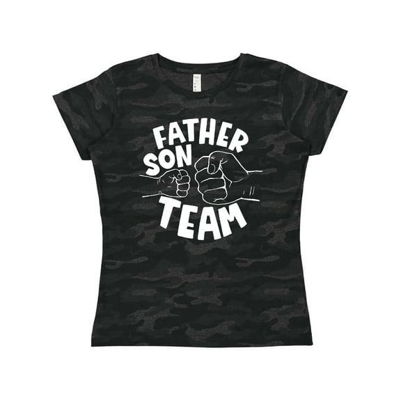 Inktastic Father's Day Father Son Team Parent Child Fist Bump Women's T-Shirt