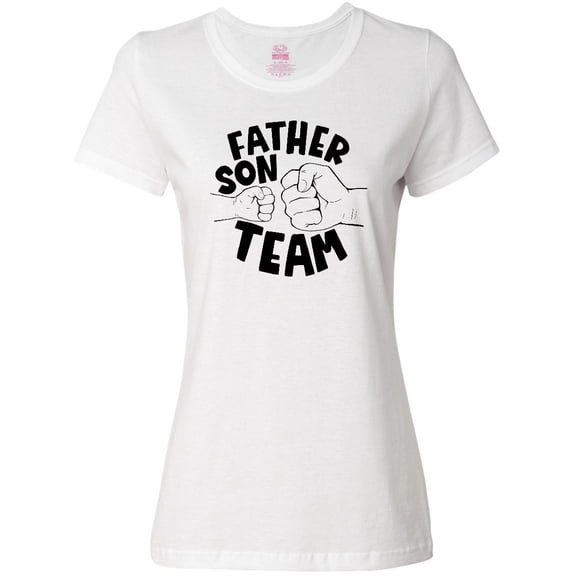 Inktastic Father's Day Father Son Team Parent Child Fist Bump Women's T-Shirt