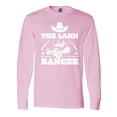 thumbnail image 1 of Inktastic Father's Day the Lawn Ranger with Mower Long Sleeve T-Shirt, 1 of 5