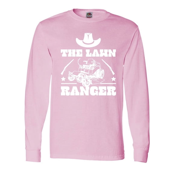 Inktastic Father's Day the Lawn Ranger with Mower Long Sleeve T-Shirt