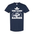 thumbnail image 1 of Inktastic Father's Day the Lawn Ranger with Mower T-Shirt, 1 of 5
