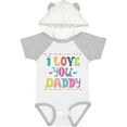 thumbnail image 1 of Inktastic Fathers Day I Love You Daddy Boys or Girls Baby Bodysuit, 1 of 5