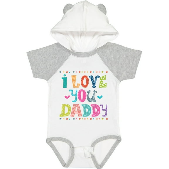 Inktastic Fathers Day I Love You Daddy Boys or Girls Baby Bodysuit