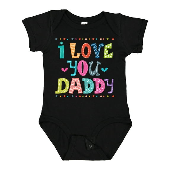 Inktastic Fathers Day I Love You Daddy Boys or Girls Baby Bodysuit