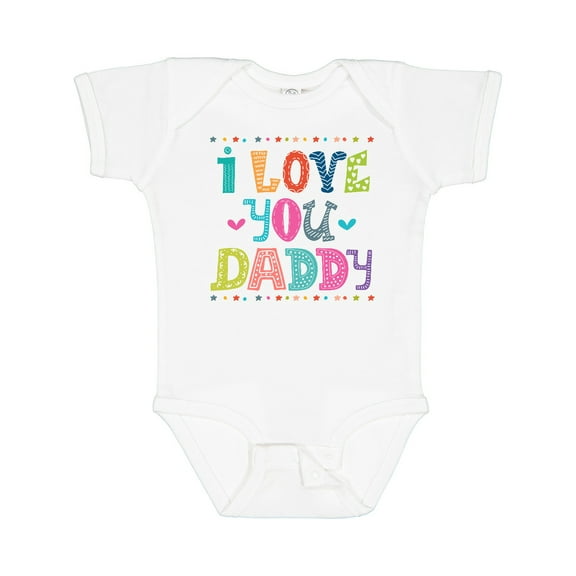 Inktastic Fathers Day I Love You Daddy Boys or Girls Baby Bodysuit