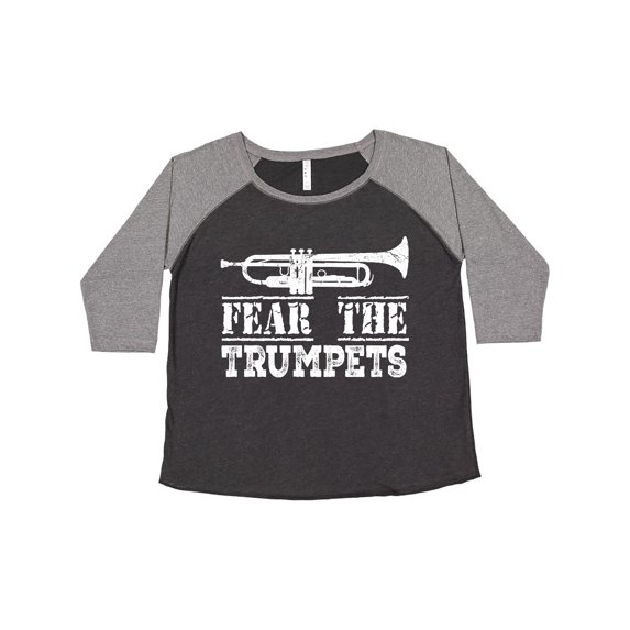 Inktastic Fear The Trumpets Music (Funny) Women's Plus Size T-Shirt