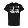 thumbnail image 1 of Inktastic Fear the Trumpets Music T-Shirt, 1 of 5