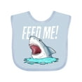 thumbnail image 1 of Inktastic Feed Me with Shark Head Boys or Girls Baby Bib, 1 of 4