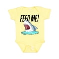 thumbnail image 1 of Inktastic Feed Me with Shark Head Boys or Girls Baby Bodysuit, 1 of 5
