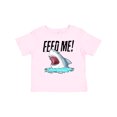 thumbnail image 1 of Inktastic Feed Me with Shark Head Boys or Girls Baby T-Shirt, 1 of 5
