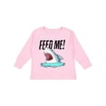 thumbnail image 1 of Inktastic Feed Me with Shark Head Boys or Girls Long Sleeve Toddler T-Shirt, 1 of 5