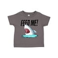 thumbnail image 1 of Inktastic Feed Me with Shark Head Boys or Girls Toddler T-Shirt, 1 of 5