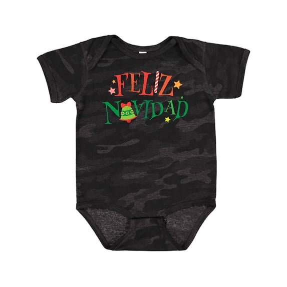Inktastic Feliz Navidad Christmas Boys or Girls Baby Bodysuit