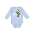 thumbnail image 1 of Inktastic Feliz Navidad Christmas Cactus in Santa Hat Boys or Girls Long Sleeve Baby Bodysuit, 1 of 5
