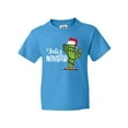thumbnail image 1 of Inktastic Feliz Navidad Christmas Cactus in Santa Hat Youth T-Shirt, 1 of 5