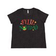thumbnail image 1 of Inktastic Feliz Navidad Christmas Women's Plus Size T-Shirt, 1 of 5