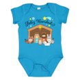 thumbnail image 1 of Inktastic Feliz Navidad Cute Nativity Scene Boys or Girls Baby Bodysuit, 1 of 5