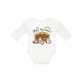 thumbnail image 1 of Inktastic Feliz Navidad Cute Nativity Scene Boys or Girls Long Sleeve Baby Bodysuit, 1 of 5
