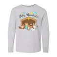 thumbnail image 1 of Inktastic Feliz Navidad Cute Nativity Scene Long Sleeve Youth T-Shirt, 1 of 5