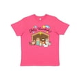 thumbnail image 1 of Inktastic Feliz Navidad Cute Nativity Scene Youth T-Shirt, 1 of 5