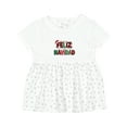 thumbnail image 1 of Inktastic Feliz Navidad Girls Baby Dress, 1 of 5