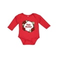 thumbnail image 1 of Inktastic Feliz Navidad Poinsettia Boys or Girls Long Sleeve Baby Bodysuit, 1 of 5