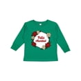 thumbnail image 1 of Inktastic Feliz Navidad Poinsettia Boys or Girls Long Sleeve Toddler T-Shirt, 1 of 5