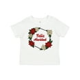 thumbnail image 1 of Inktastic Feliz Navidad Poinsettia Boys or Girls Toddler T-Shirt, 1 of 5