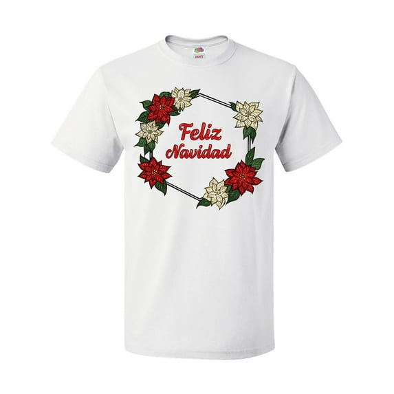 Inktastic Feliz Navidad Poinsettia T-Shirt