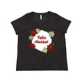 thumbnail image 1 of Inktastic Feliz Navidad Poinsettia Women's Plus Size T-Shirt, 1 of 5