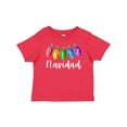 thumbnail image 1 of Inktastic Feliz Navidad Rainbow Holiday Lights Boys or Girls Baby T-Shirt, 1 of 5
