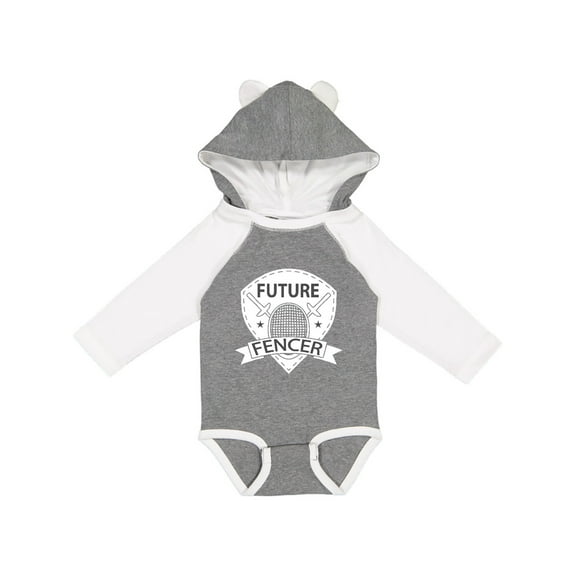 Inktastic Fencing Future Fencer Sports Boys or Girls Long Sleeve Baby Bodysuit