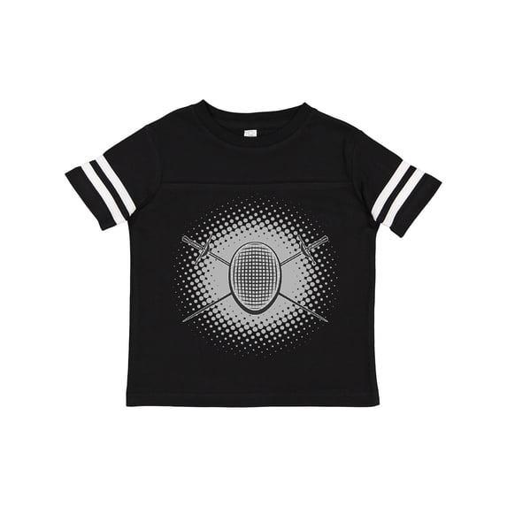 Inktastic Fencing Mask Foils Halftone Boys or Girls Toddler T-Shirt