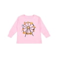 thumbnail image 1 of Inktastic Ferris Wheel with Snacks Boys or Girls Long Sleeve Toddler T-Shirt, 1 of 5