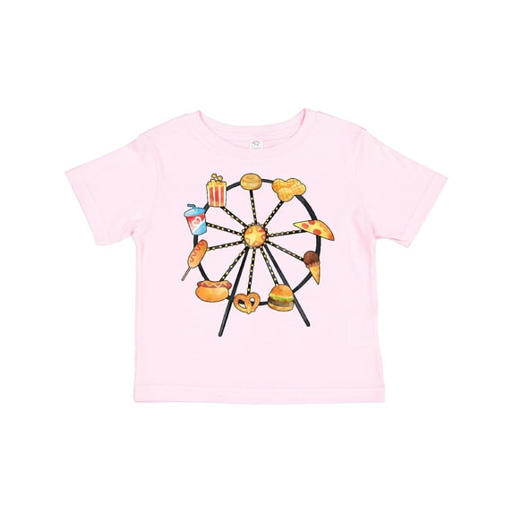 Inktastic Ferris Wheel with Snacks Boys or Girls Toddler T-Shirt