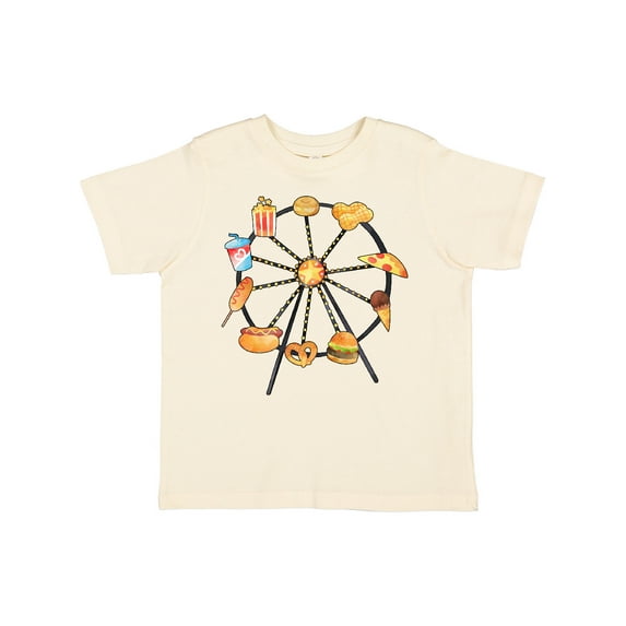 Inktastic Ferris Wheel with Snacks Boys or Girls Toddler T-Shirt